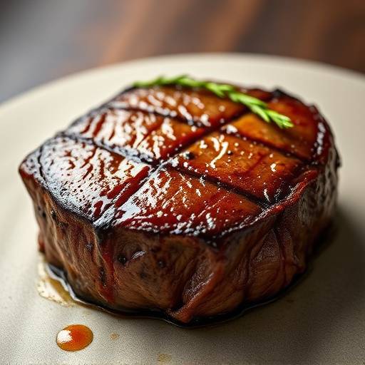 Perfectly Cooked Filet Mignon